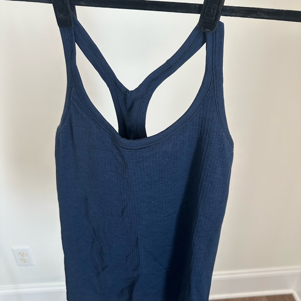 Lululemon Athletica Deep Blue Tank Top